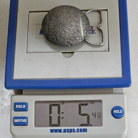 Vtg‎ Tennis Round Textured Dome Ball Belt Buckle 1970s Metal Jimm Watson Sports - Picture 8 of 9